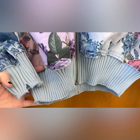 Dolls Kill Delia’s Floral Hoodie - Picture 3 of 4